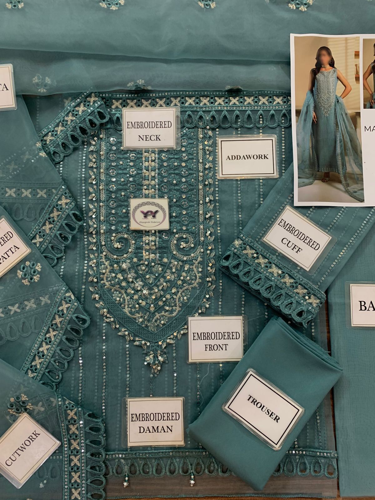 Maryam’s Luxury Unstitched 3 Piece