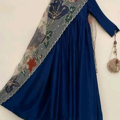 Custom Embellished Dupatta & 3 Piece Dress