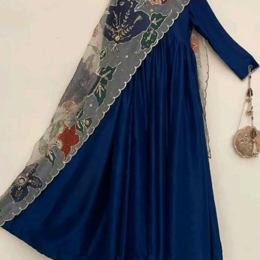 Custom Embellished Dupatta & 3 Piece Dress