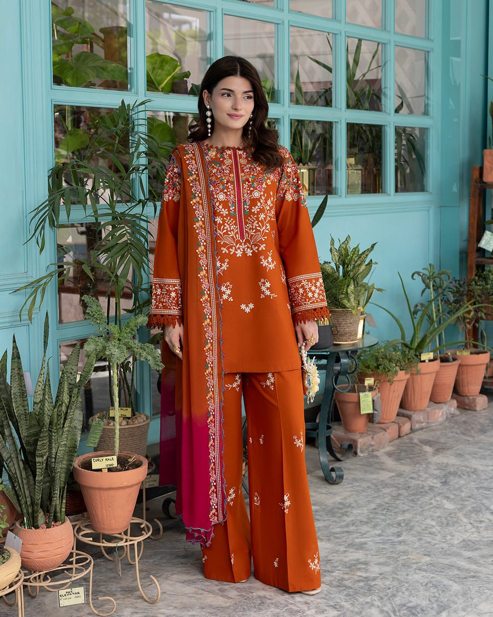 BATIK | Dhanak 3PC Embroidered Unstitched Suit