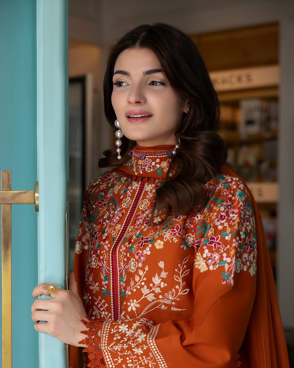 BATIK | Dhanak 3PC Embroidered Unstitched Suit