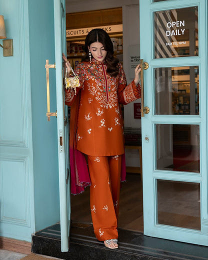 BATIK | Dhanak 3PC Embroidered Unstitched Suit