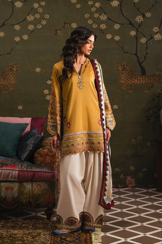 ETHNIC | Dhanak Marina 3PC Heavy Embroidered Suit