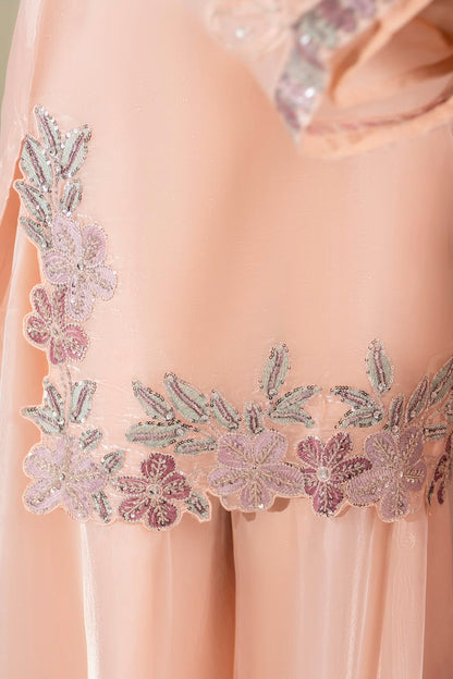 Sheesha Silk Luxury Pret 3PC Embroidered Suit with Sharara