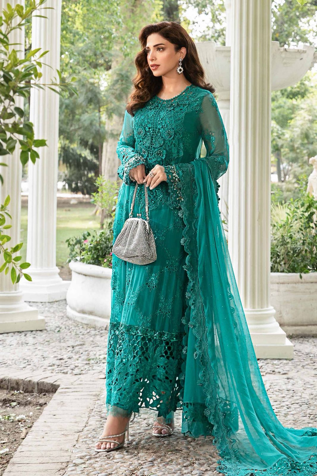 Maria B – Unstitched 3 Piece Suit