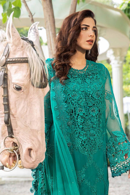Maria B – Unstitched 3 Piece Suit