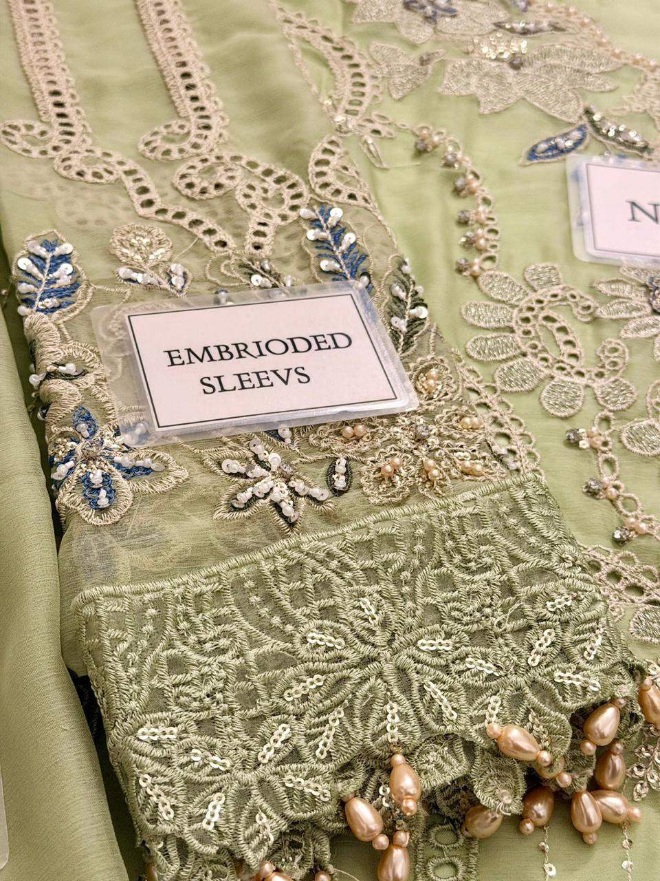 Maria B  – Unstitched 3 Piece Suit