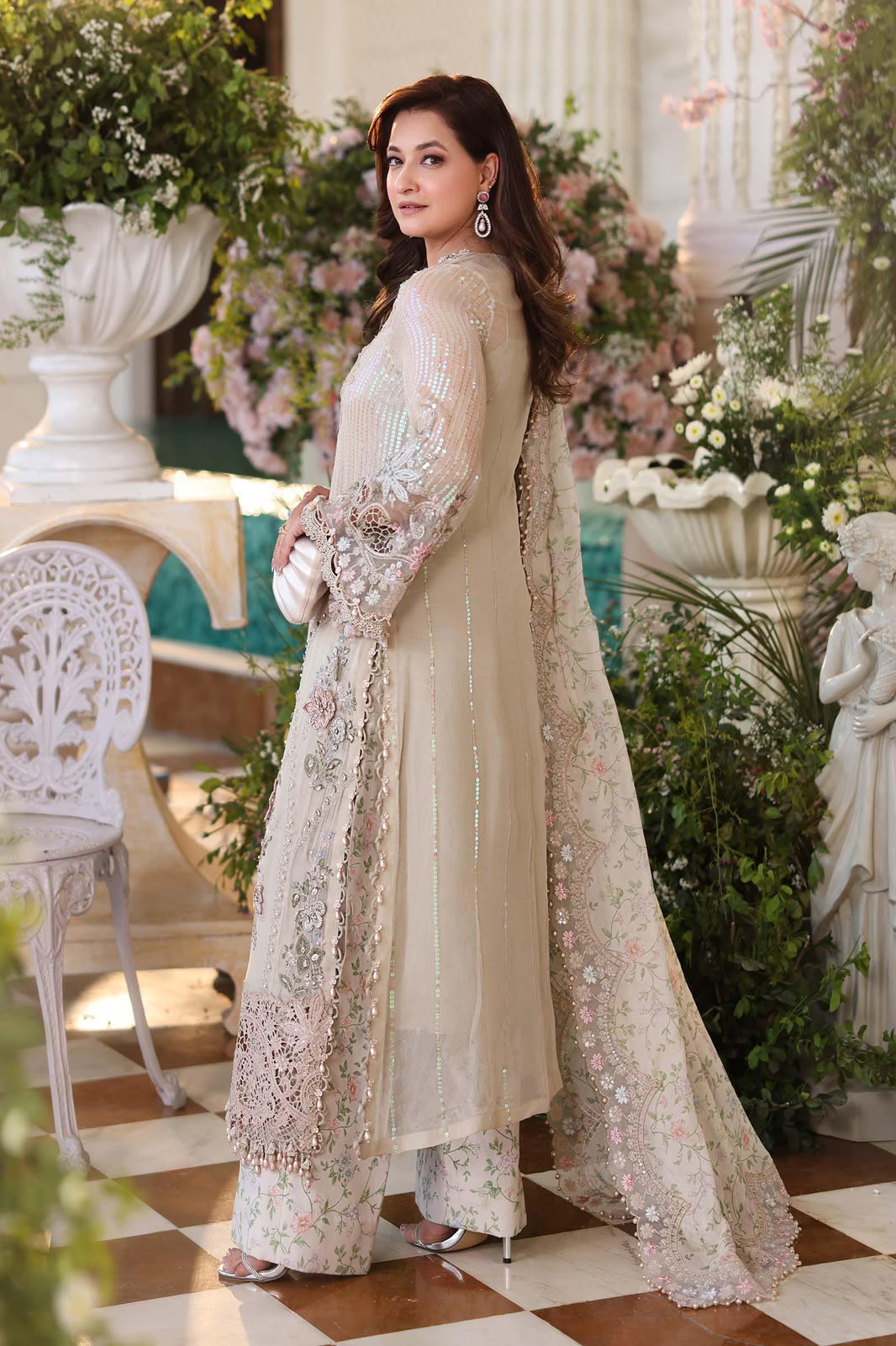 Maria B – Unstitched 3 Piece Suit