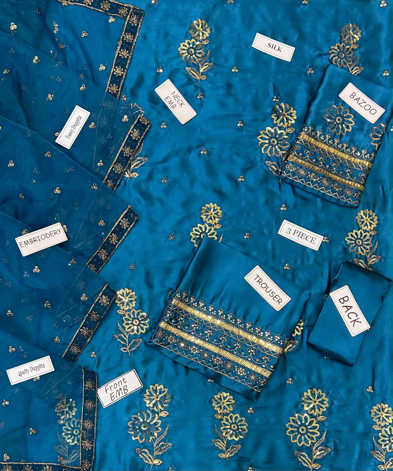 Laam – Unstitched 3 Piece Suit