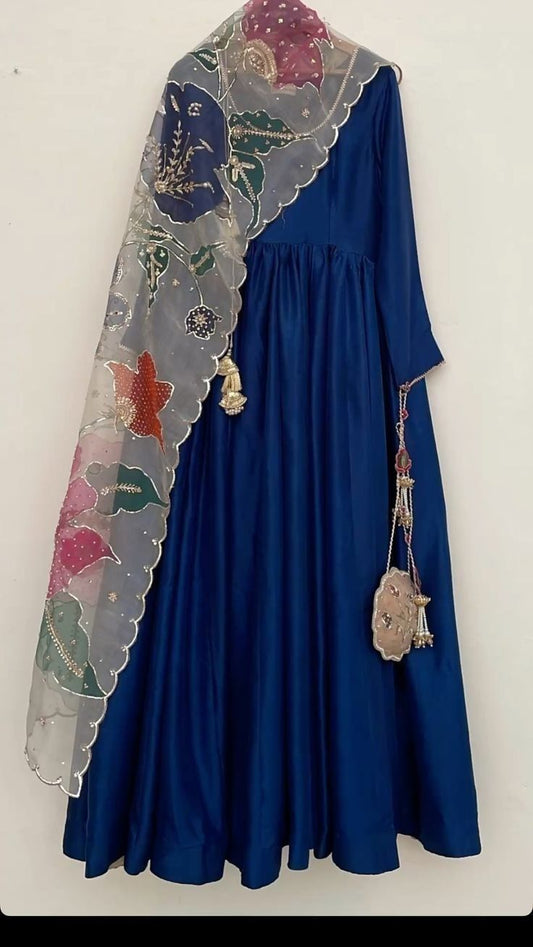 Custom Embellished Dupatta & 3 Piece Dress