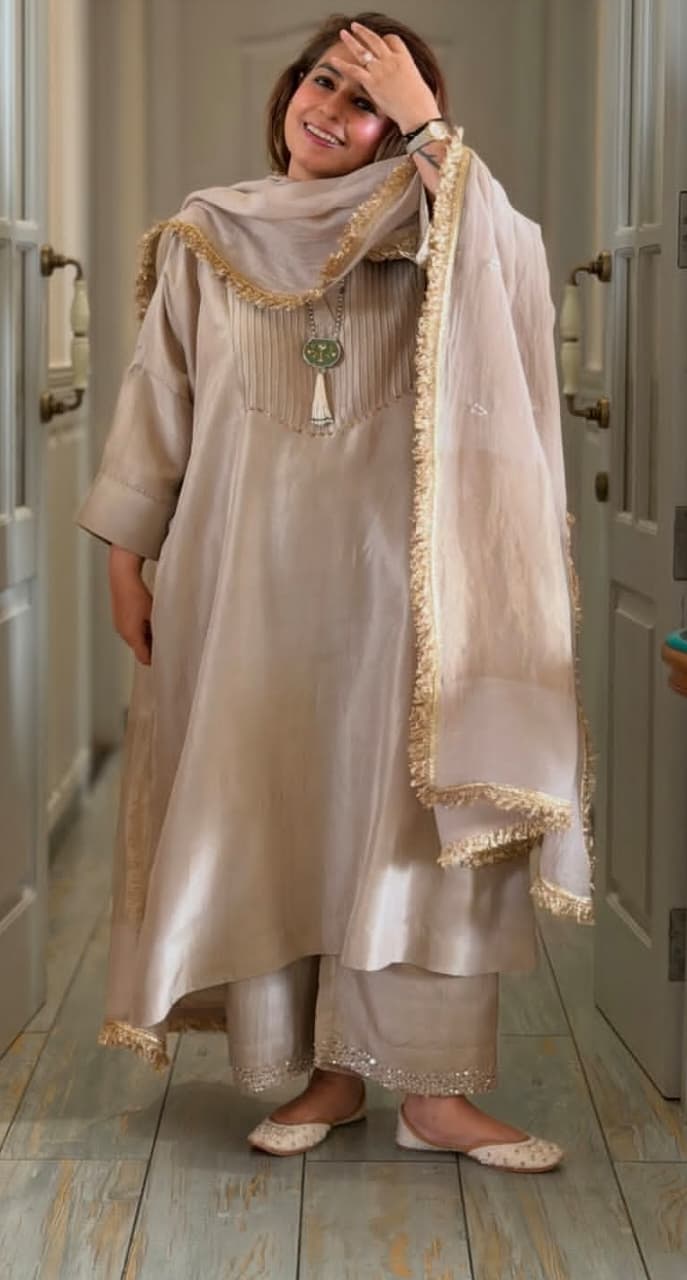 Embroidered 3 Piece Suit