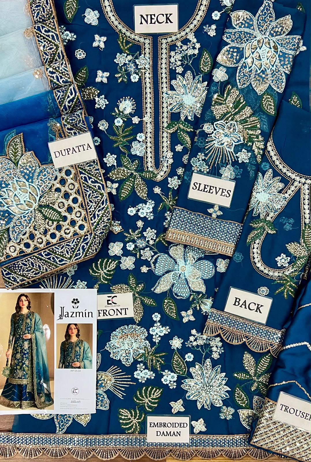 Jazmin - Unstitched 3 Piece Suit