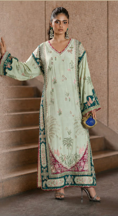 Ethnic | Silk 3PC Heavy Embroidered Suit